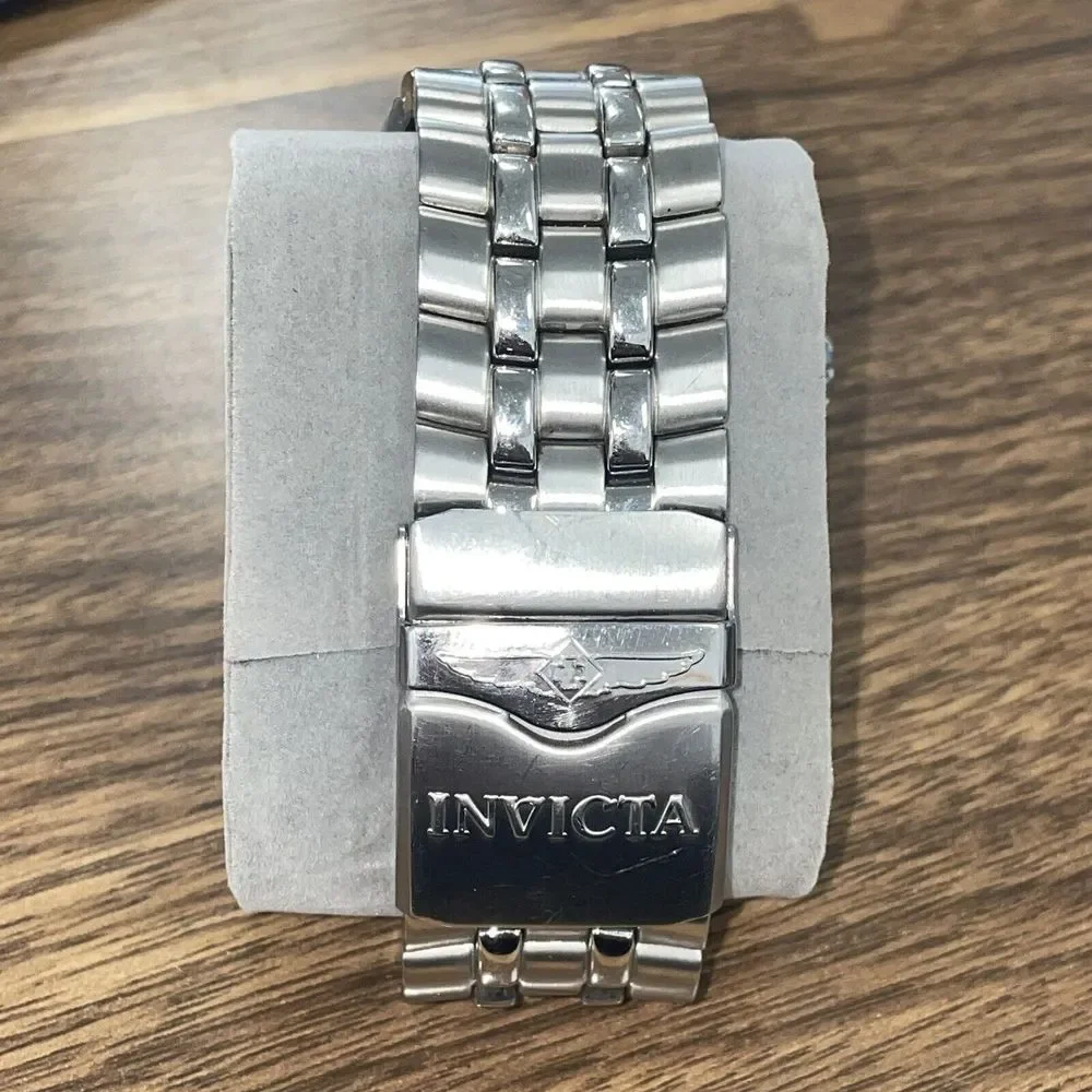Invicta Mens Rare Pro Diver‎ Chrono Blue Dial Stainless Steel Watch Model 12355